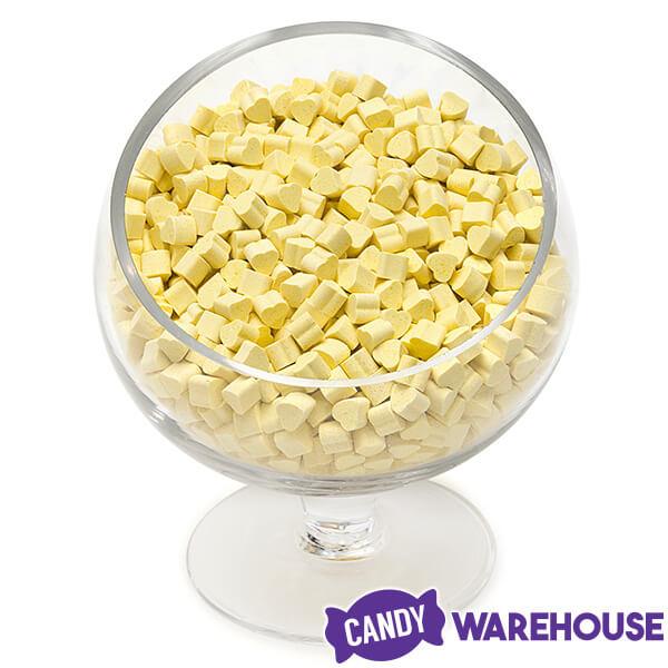 Tiny Sugar Candy Hearts - Yellow: 1.5LB Jar - Candy Warehouse