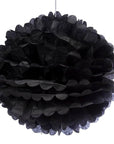 Tissue Paper 14-Inch Pom Pom - Black - Candy Warehouse