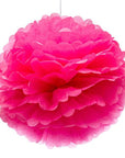 Tissue Paper 14-Inch Pom Pom - Hot Pink - Candy Warehouse