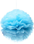 Tissue Paper 14-Inch Pom Pom - Light Blue