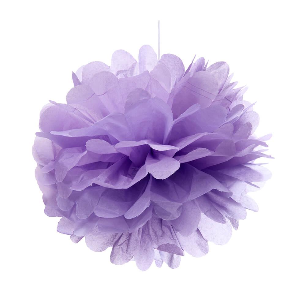 Tissue Paper 8-Inch Pom Pom - Lavender - Candy Warehouse