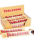 Toblerone Milk Chocolate Bars: 20-Piece Box - Candy Warehouse