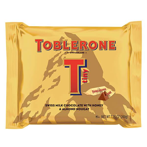 Toblerone Milk Chocolate Tinys: 7-Ounce Bag - Candy Warehouse