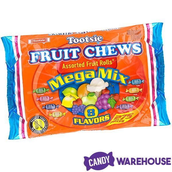 Tootsie Roll Frooties Fruit Rolls Mega Mix 8 Flavor Value Bag (Pack of 275)