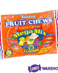 Tootsie Fruit Rolls 8-Flavors Mega Mix: 275-Piece Bag - Candy Warehouse