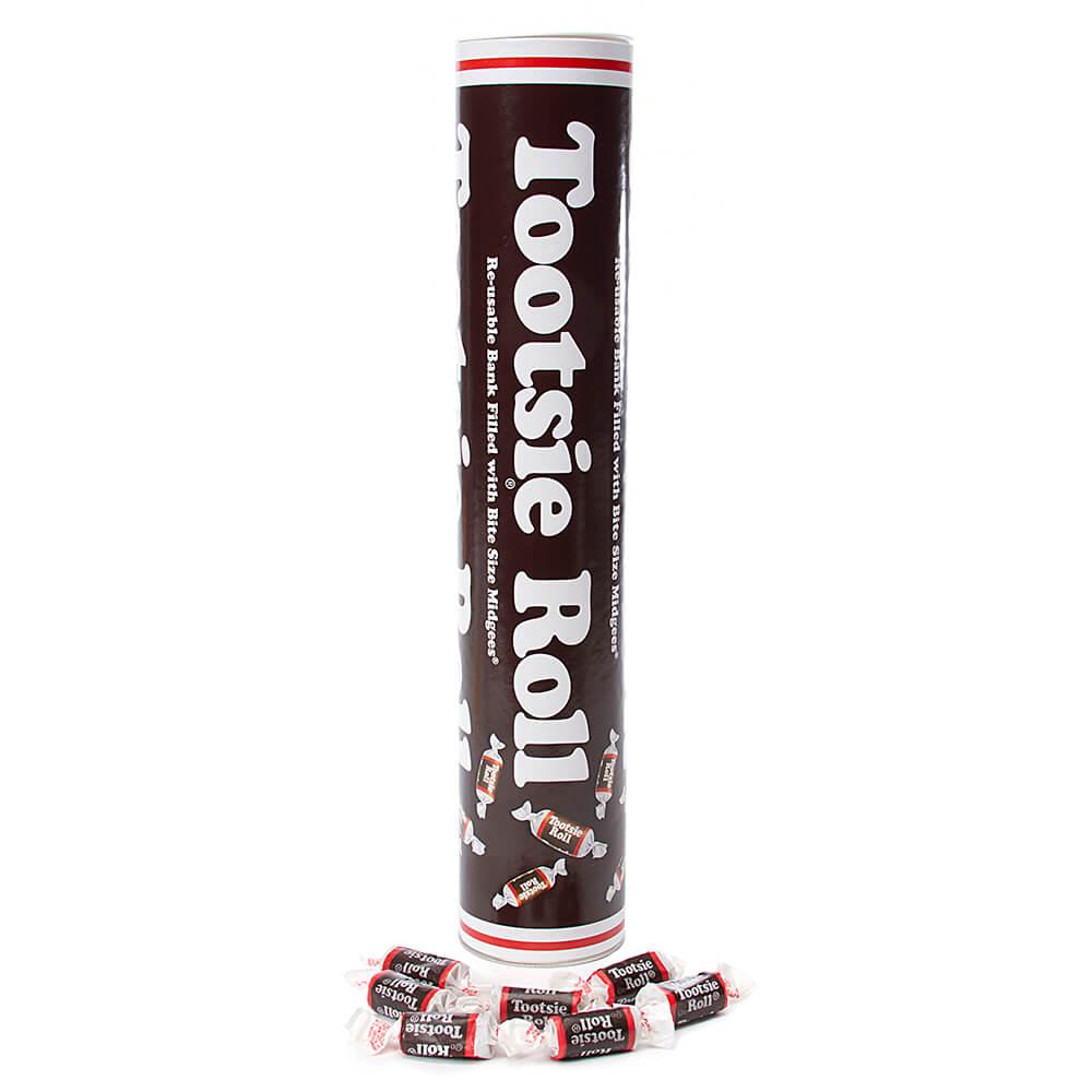 Tootsie Roll Candy 20-Ounce Bank - Candy Warehouse