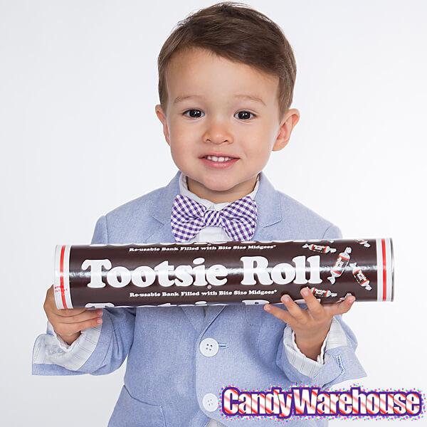 Tootsie Roll Candy 20-Ounce Bank - Candy Warehouse