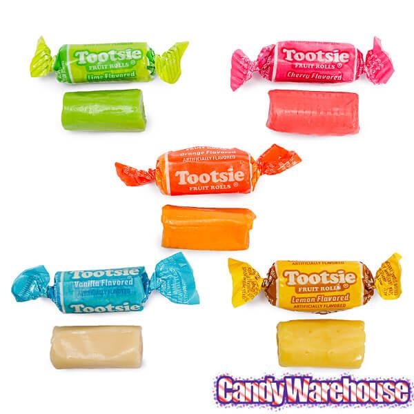 Tootsie Roll Fruit Rolls Candy: 30LB Case - Candy Warehouse