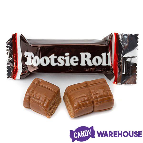 Tootsie Roll Snack Size Candy Bars: 20-Piece Bag - Candy Warehouse