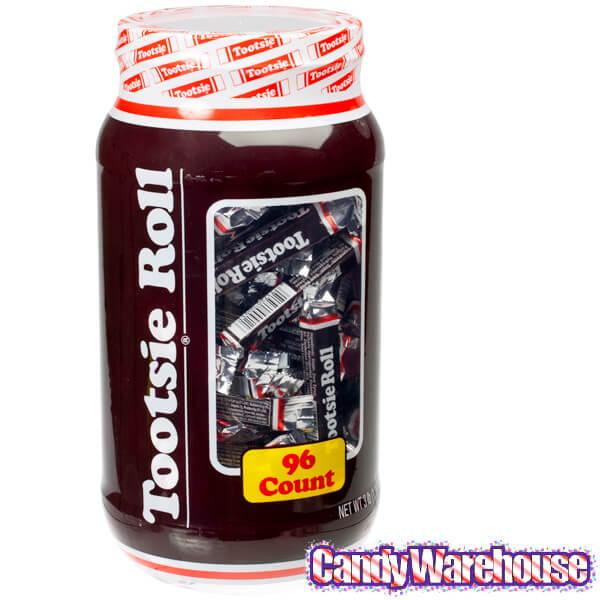 Tootsie Roll Snack Size Candy Bars: 96-Piece Tub - Candy Warehouse