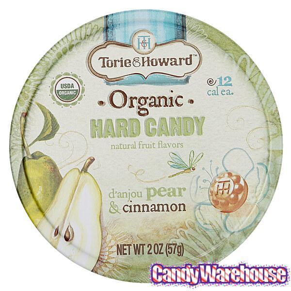 Torie and Howard Hard Candy Tins - D'anjou Pear & Cinnamon: 8-Piece Box - Candy Warehouse