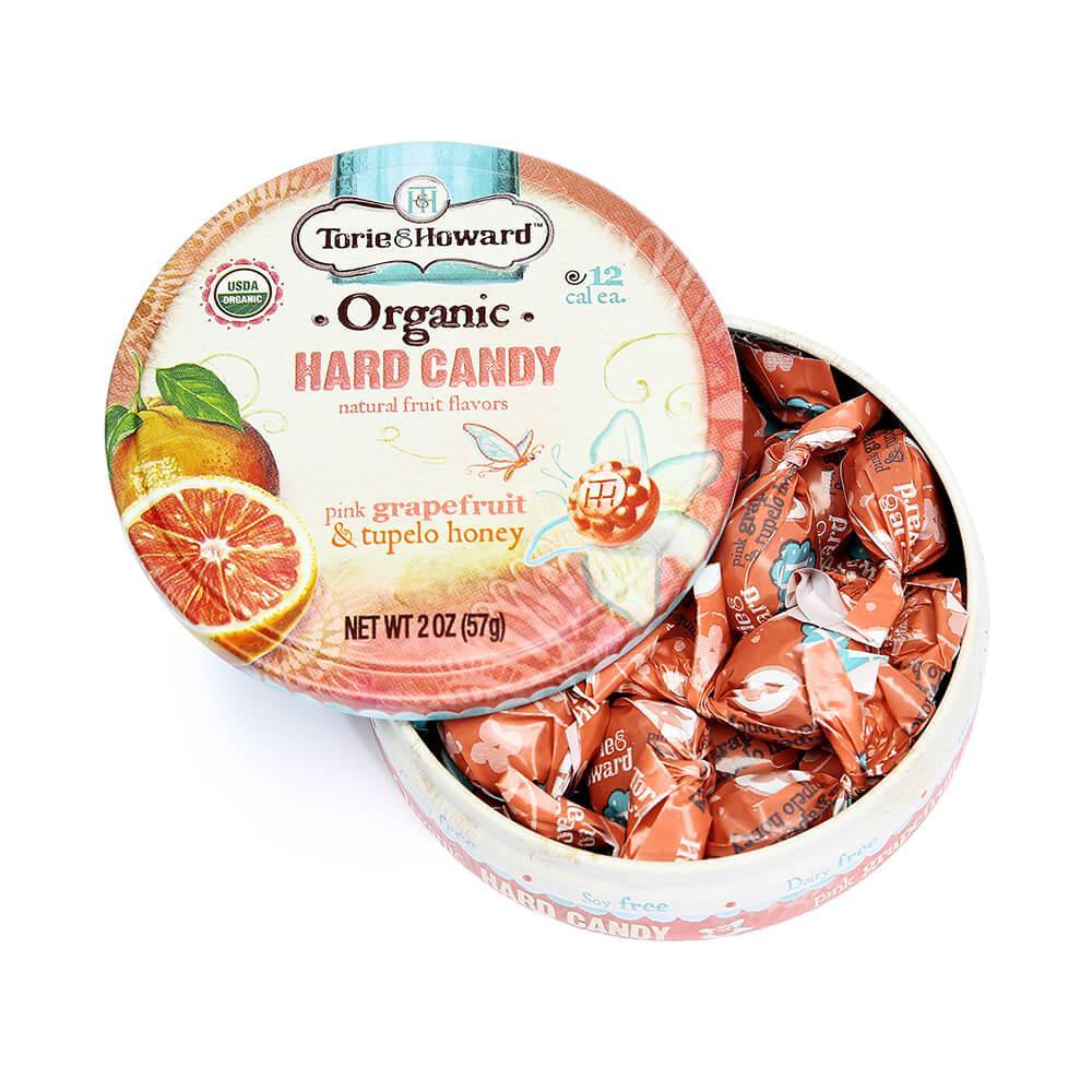 Torie and Howard Hard Candy Tins - Pink Grapefruit & Tupelo Honey: 8-Piece Box - Candy Warehouse