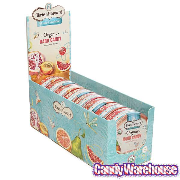 Torie and Howard Hard Candy Tins - Pink Grapefruit &amp; Tupelo Honey: 8-Piece Box - Candy Warehouse