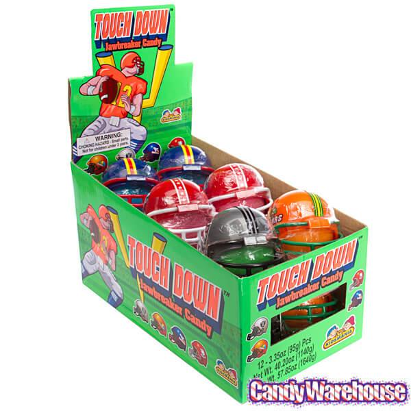 Kidsmania Touch Down Jawbreaker Football Helmet Candy