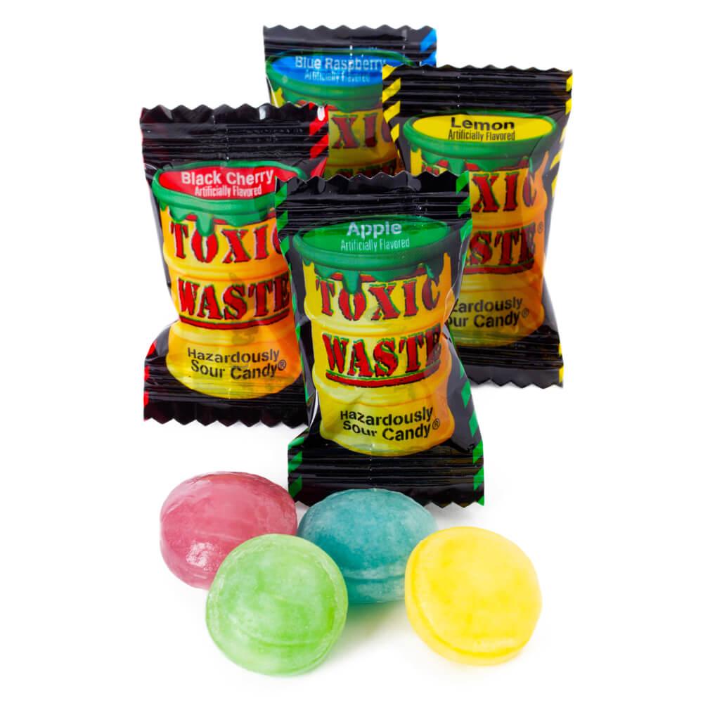 Toxic Waste Sour Candy Packs: 240-Piece Tub - Candy Warehouse