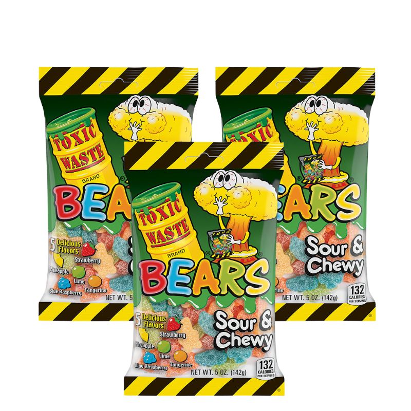 Sour Gummy Bears: 12-Pack-Candy Warehouse