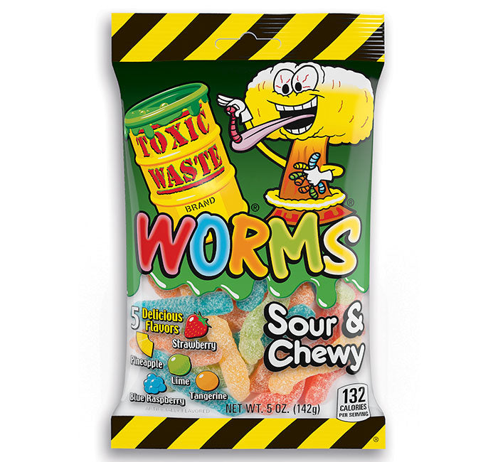 Sour Gummy Worms: 12-Pack-Candy Warehouse