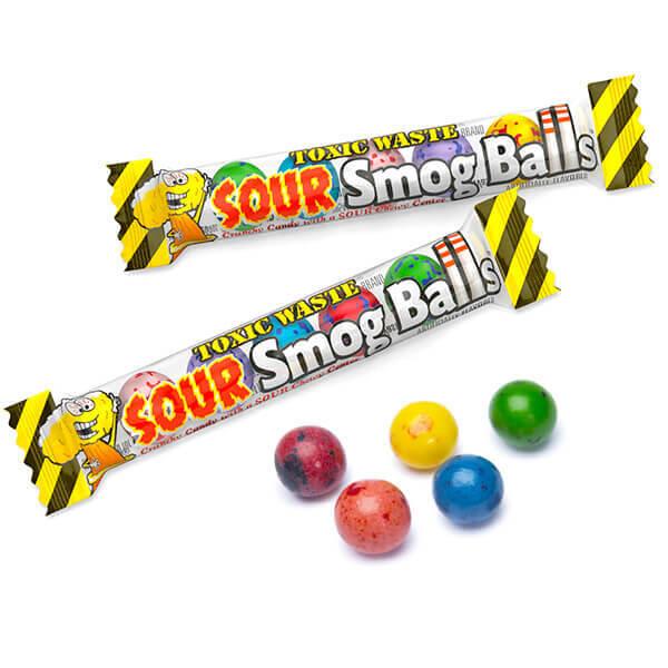 Toxic Waste Sour Smog Balls Candy Packs: 240-Piece Bag - Candy Warehouse