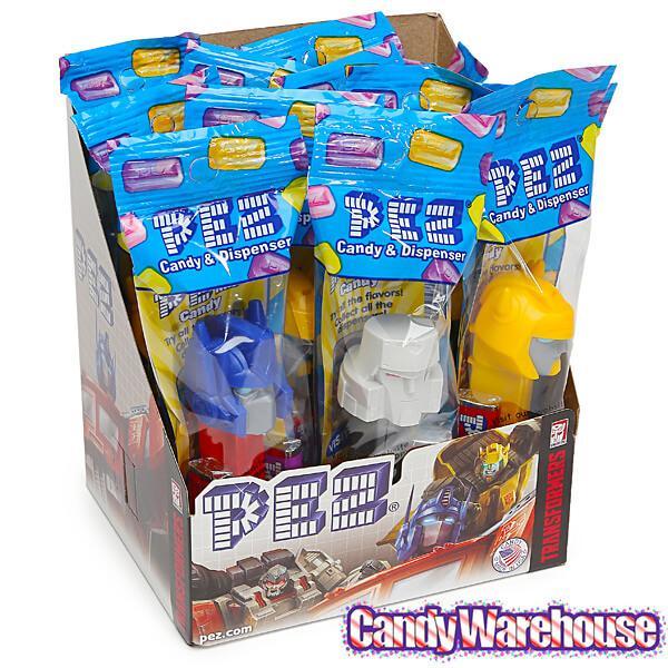 Transformers PEZ Candy Packs: 12-Piece Display - Candy Warehouse