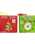 Treat Street Pizza and Donuts Ornaments with Gummies: 12-Piece Box