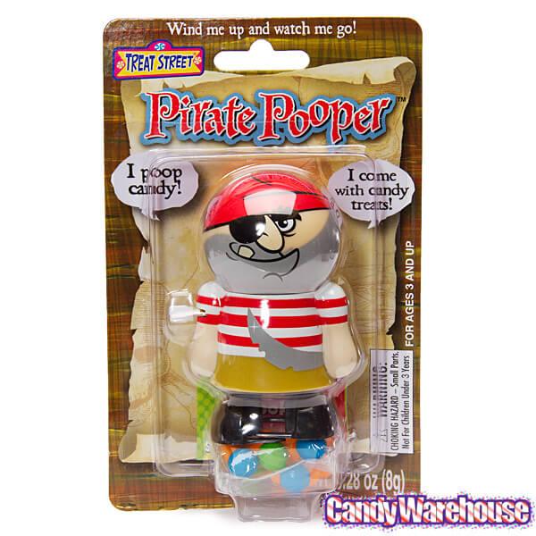 Treat Street Wind-up Pirate Candy Poopers: 3-Piece Set - Candy Warehouse