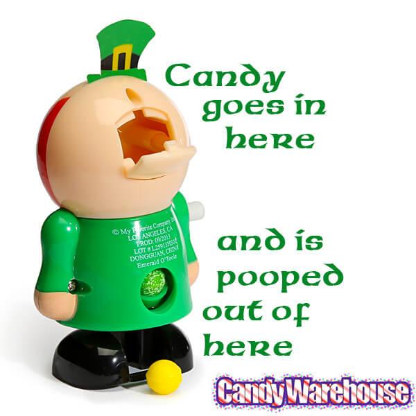 Treat Street Wind-up St. Patrick's Day Candy Poopers: 8-Piece Set - Candy Warehouse