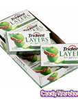 Trident Layers Gum Packs - Green Apple & Pineapple: 8-Piece Box - Candy Warehouse