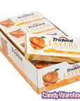 Trident Layers Sugar Free Gum Packs - Peach Mango: 12-Piece Box - Candy Warehouse