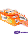 Trident Tropical Twist Sugar Free Gum: 15-Piece Box - Candy Warehouse