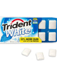 Trident White Peppermint Sugar Free Gum Packs: 12-Piece Box - Candy Warehouse