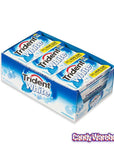 Trident White Peppermint Sugar Free Gum Packs: 12-Piece Box - Candy Warehouse