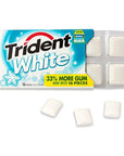 Trident White Wintergreen Sugar Free Gum Packs: 9-Piece Box