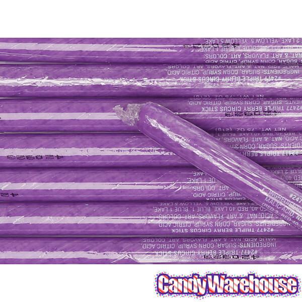 Triple Berry Hard Candy Sticks: 100-Piece Box - Candy Warehouse