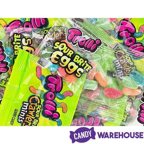 Trolli Easter Egg Hunt Candy Snack Packs Mix: 40-Piece Bag - Candy Warehouse