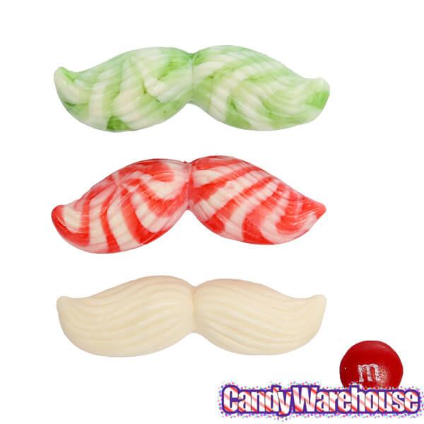 Trolli Santa & Elves Gummy Mustache Candy: 40-Piece Bag