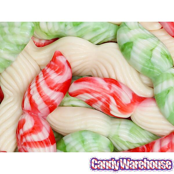 Trolli Santa & Elves Gummy Mustache Candy: 40-Piece Bag