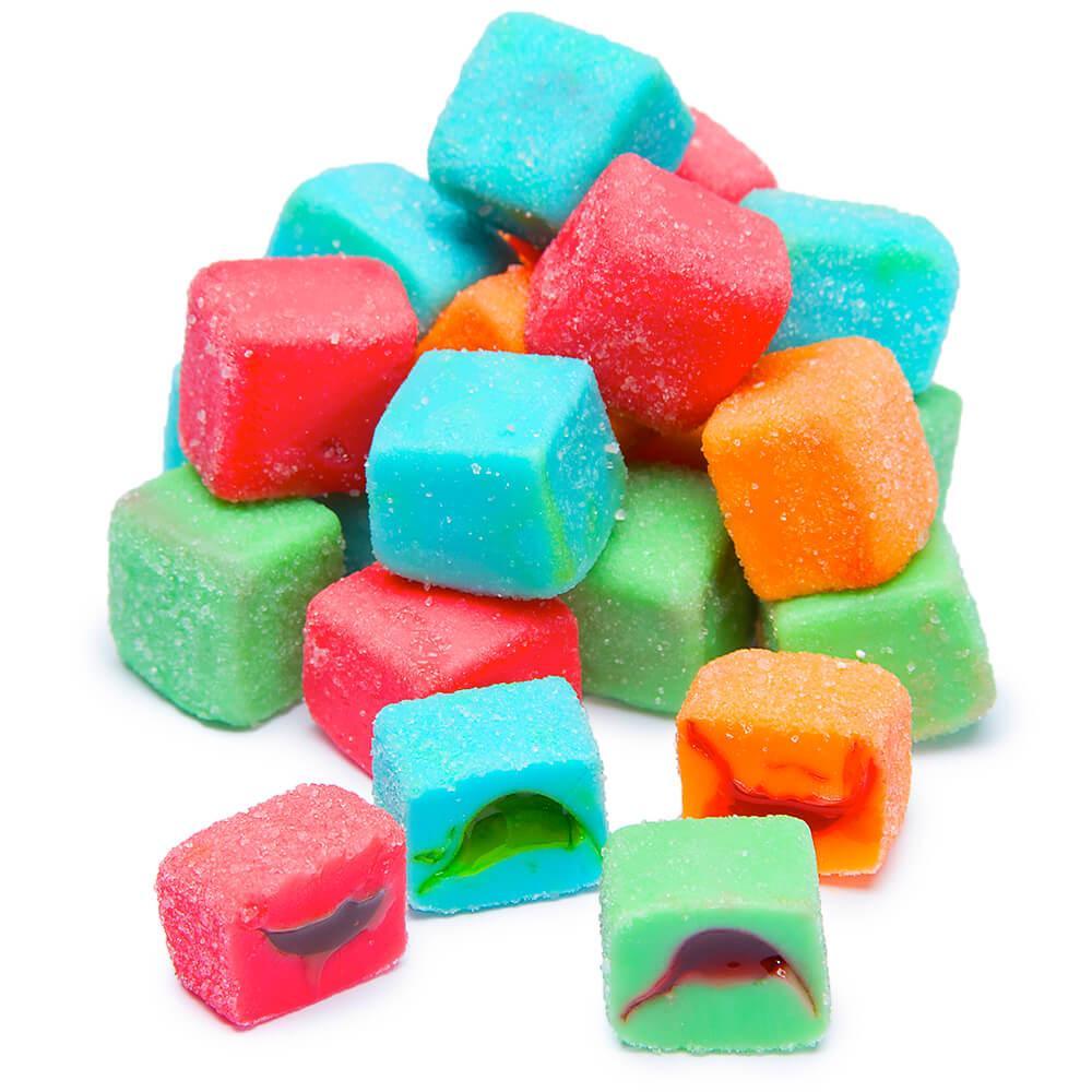 Trolli Sour Brite Blasts Gummy Juicy Exploding Candy Cubes 3lb Box Candy Warehouse 