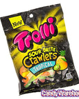 Trolli Sour Brite Crawlers Gummy Worms Candy - Tropical: 3.75LB Box