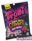 Trolli Sour Brite Crawlers Gummy Worms Candy - Very Berry: 3.75LB Box