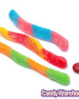 Trolli Sour Brite Crawlers Gummy Worms - Large: 5LB Bag - Candy Warehouse