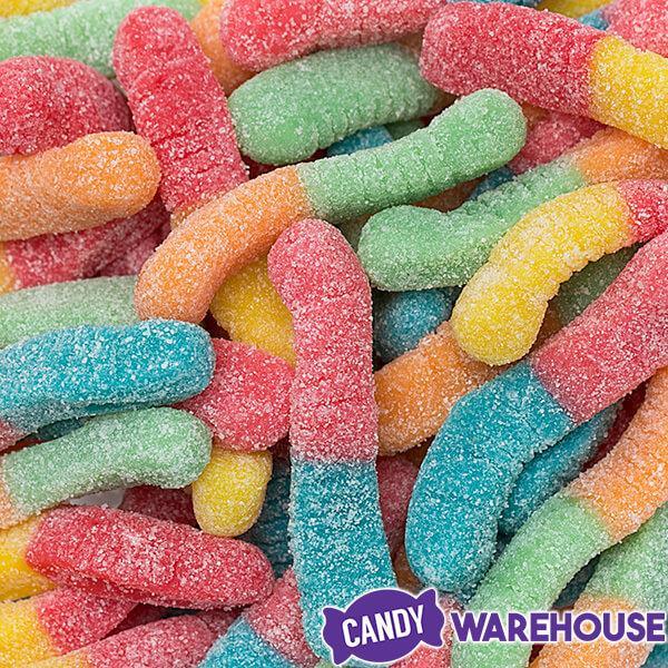 Trolli Sour Brite Crawlers Gummy Worms - Original: 7.2-Ounce Bag - Candy Warehouse