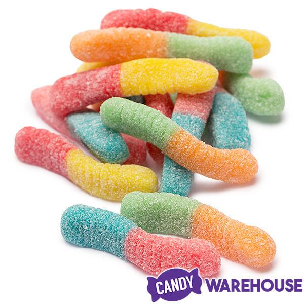 Trolli Sour Brite Crawlers Gummy Worms - Original: 7.2-Ounce Bag - Candy Warehouse