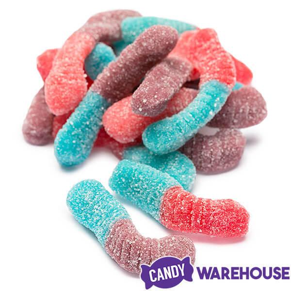 Trolli Sour Brite Crawlers Gummy Worms - Very Berry: 7.2-Ounce Bag - Candy Warehouse