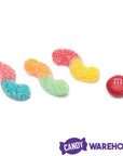 Trolli Sour Brite Crawlers Minis Gummy Worms 2-Ounce Candy Packs: 24-Piece Box - Candy Warehouse