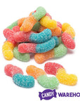 Trolli Sour Brite Crawlers Minis Gummy Worms 2-Ounce Candy Packs: 24-Piece Box - Candy Warehouse