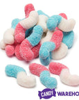 Trolli Sour Brite Crawlers Minis Gummy Worms - Red, White, and Awesome: 9-Ounce Bag - Candy Warehouse