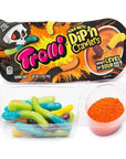 Trolli Sour Brite Dip'N Crawlers Gummy Worms Halloween Candy Packs: 12-Piece Box - Candy Warehouse