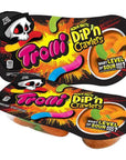 Trolli Sour Brite Dip'N Crawlers Gummy Worms Halloween Candy Packs: 12-Piece Box - Candy Warehouse