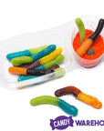 Trolli Sour Brite Dip'N Crawlers Gummy Worms Halloween Candy Packs: 12-Piece Box - Candy Warehouse