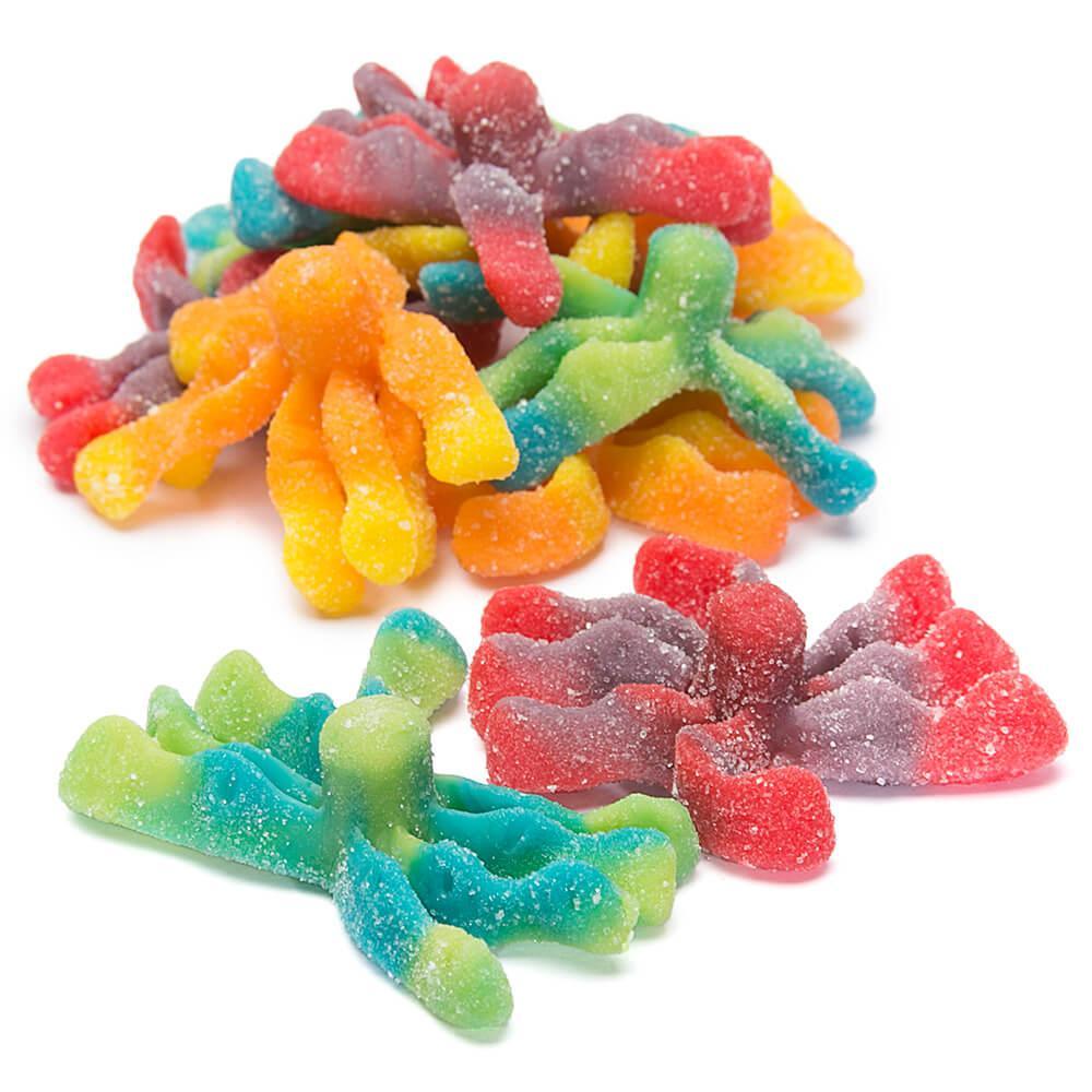 Trolli Sour Brite Gummy Octopus Candy: 35-Piece Jar - Candy Warehouse